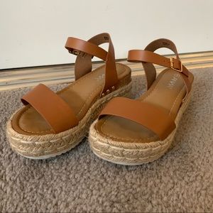 Platform Espadrille Sandal Wedge